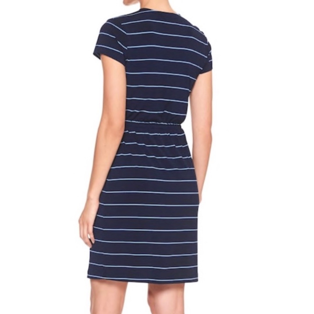 Banana Republic  - Blue Striped Nautical Dress (BRAND NEW W/TAGS) Size: Large - Picture 2 of 8
